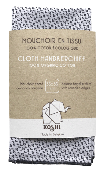 Mouchoir en tissu solo large Koshi