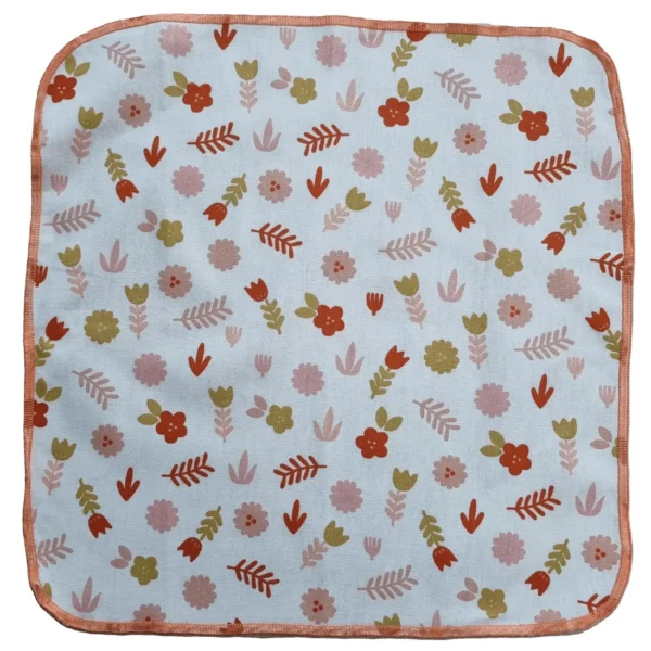 Mouchoir lavable avec motif fleuri, cadeau éco-responsable pour la fête des mères